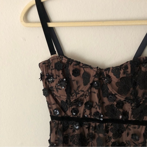 For Love & Lemons Beatrice Strappy Mini Dress M - Picture 4 of 16